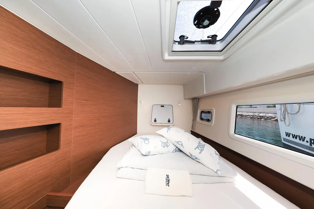 Cabin on Emily, a Lagoon 42 catamaran at Grad Trogir, Croatia