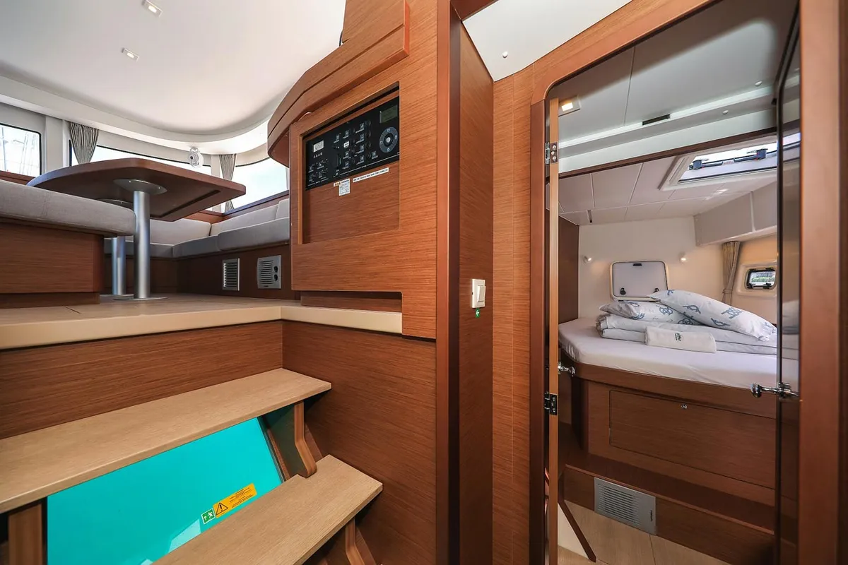 Cabin on Emily, a Lagoon 42 catamaran at Grad Trogir, Croatia