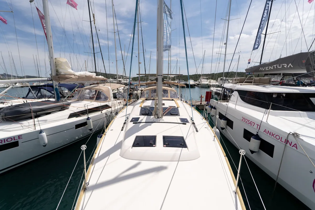Vellamo, a Dufour 460 GL sailboat at Pirovac, Croatia