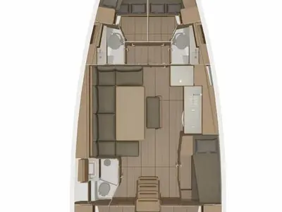 Vellamo, a Dufour 460 GL sailboat at Pirovac, Croatia