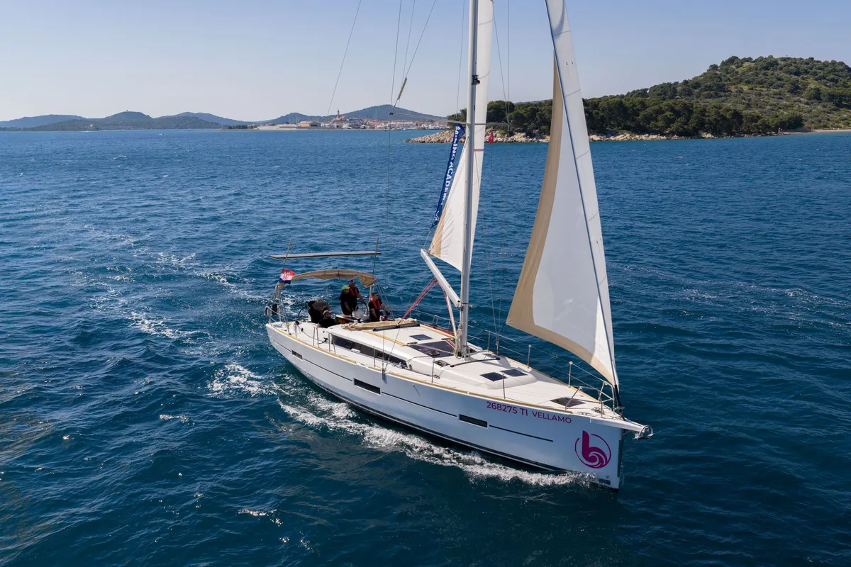 Vellamo, a Dufour 460 GL sailboat at Pirovac, Croatia