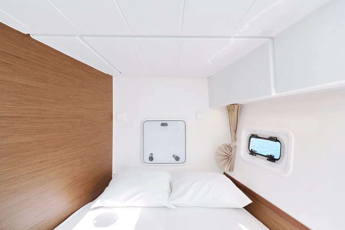 Cabin on Lagoon 42, a catamaran at Sukošan, Croatia