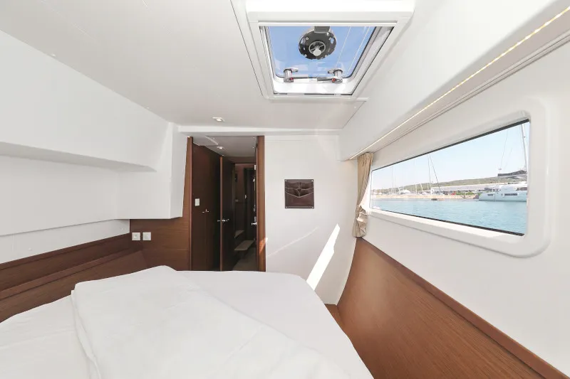 Cabin on Lagoon 42, a catamaran at Sukošan, Croatia