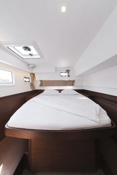 Cabin on Lagoon 42, a catamaran at Sukošan, Croatia