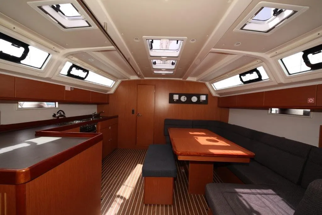 Salon of Tequila, a Bavaria Cruiser 46 sailboat at Split, Croatia