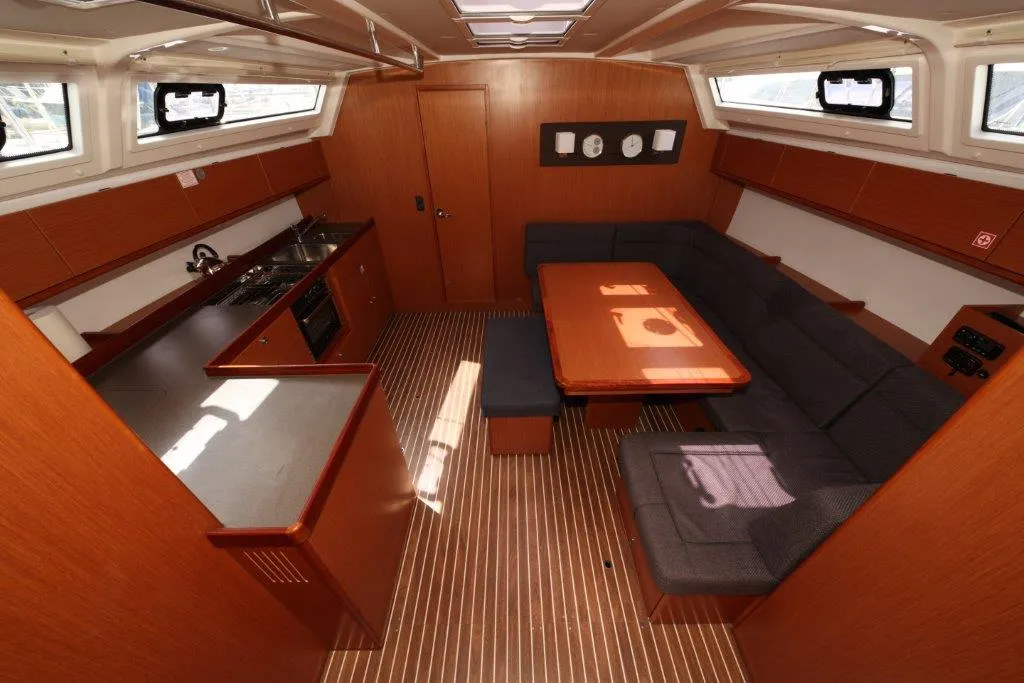Salon of Tequila, a Bavaria Cruiser 46 sailboat at Split, Croatia