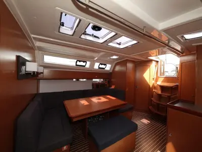 Salon of Tequila, a Bavaria Cruiser 46 sailboat at Split, Croatia