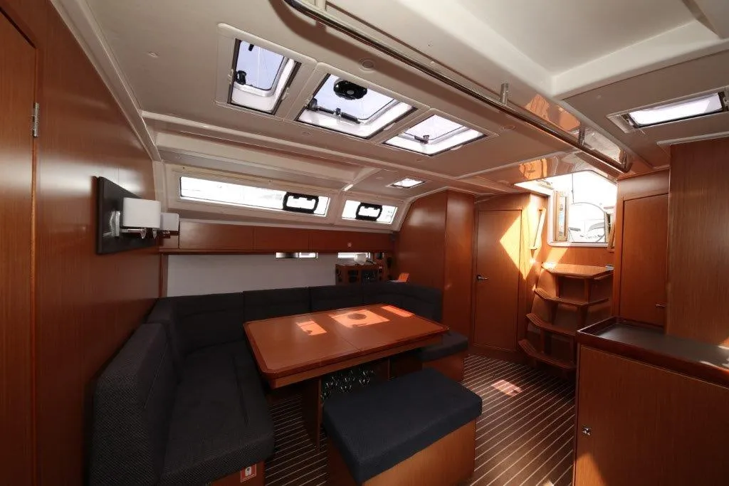 Salon of Tequila, a Bavaria Cruiser 46 sailboat at Split, Croatia