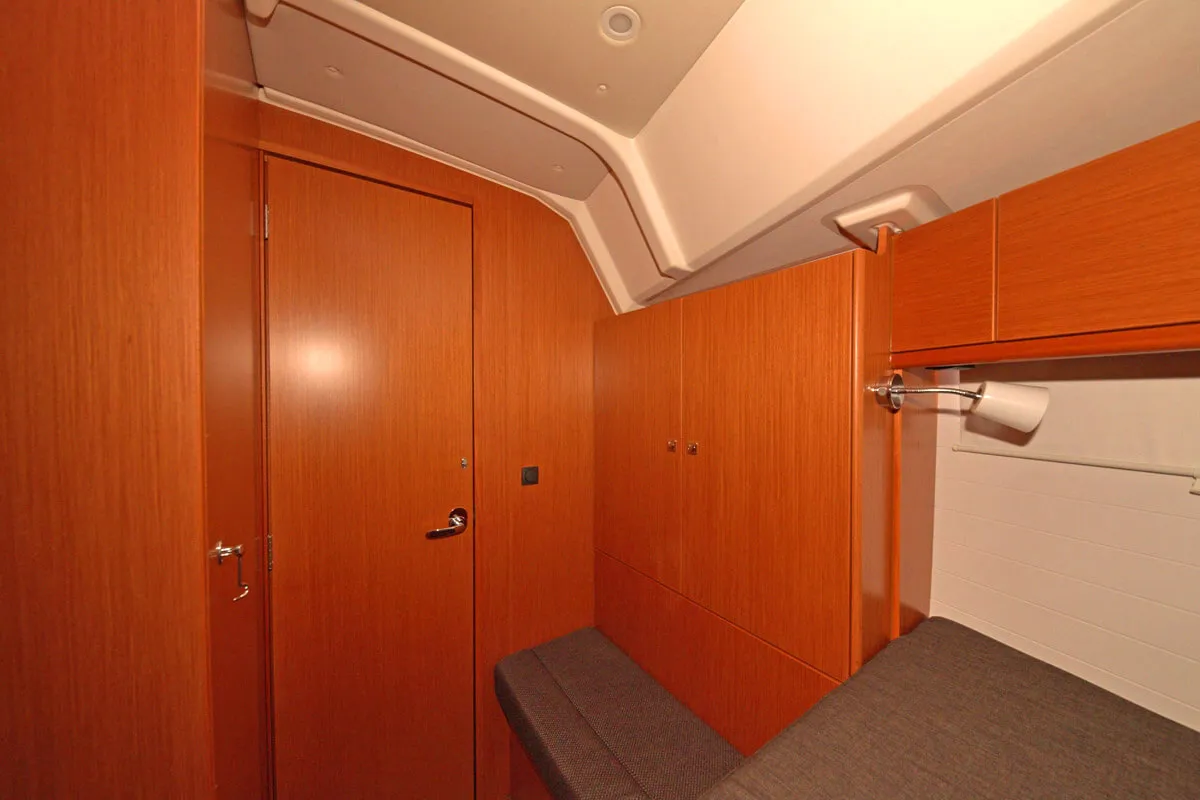 Cabin on Tequila, a Bavaria Cruiser 46 sailboat at Split, Croatia