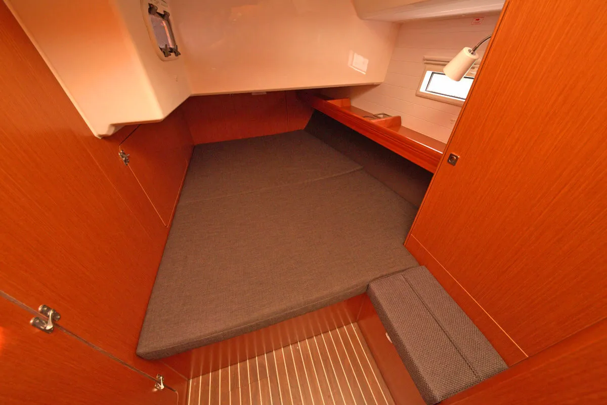 Cabin on Tequila, a Bavaria Cruiser 46 sailboat at Split, Croatia