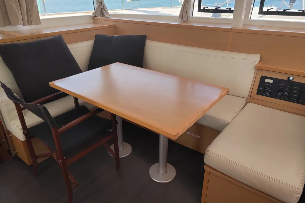 Cabin on Santi, a Lagoon 400 catamaran at Fethiye, Turkey