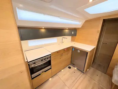 Cabin on First, a Elan Impression 45 sailboat at Split, Croatia