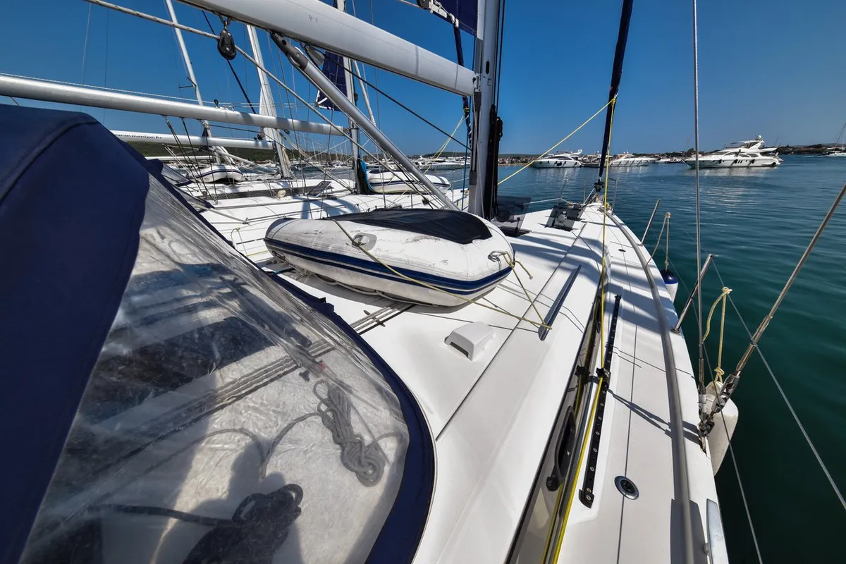 4Play, a Beneteau Oceanis 41.1 sailboat at Općina Sukošan, Croatia