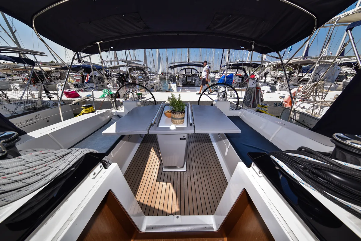 4Play, a Beneteau Oceanis 41.1 sailboat at Općina Sukošan, Croatia