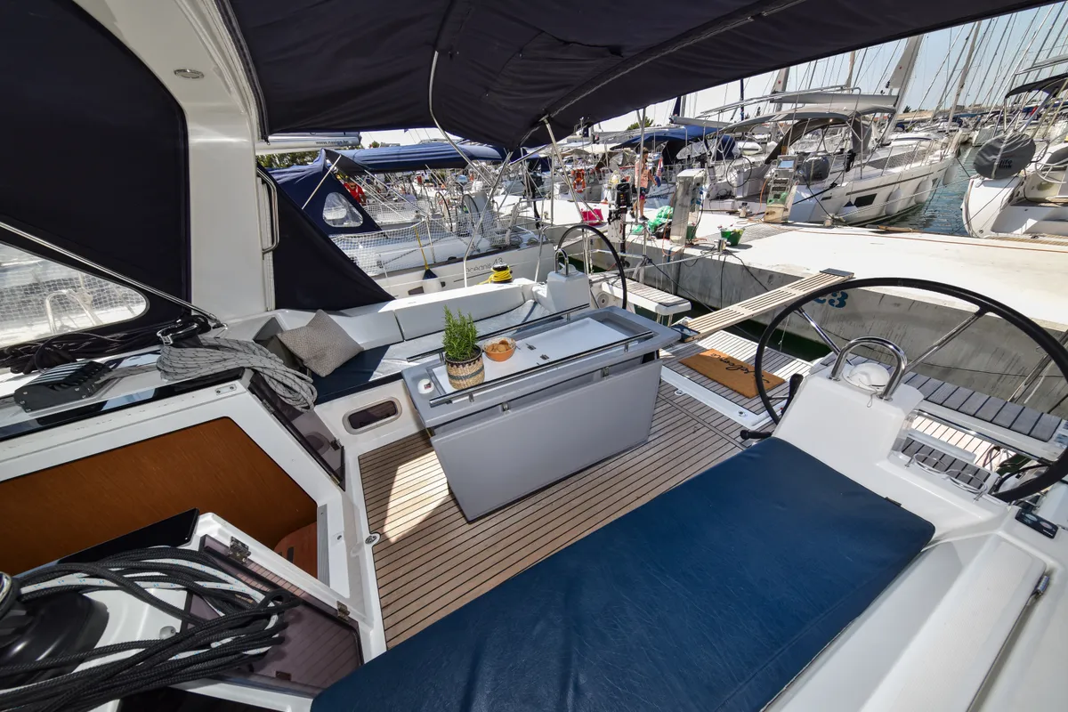 4Play, a Beneteau Oceanis 41.1 sailboat at Općina Sukošan, Croatia