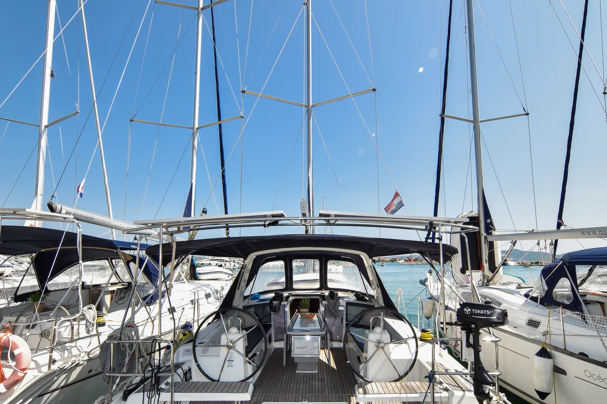 4Play, a Beneteau Oceanis 41.1 sailboat at Općina Sukošan, Croatia