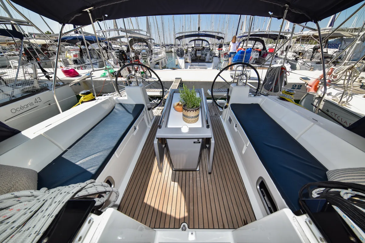 4Play, a Beneteau Oceanis 41.1 sailboat at Općina Sukošan, Croatia