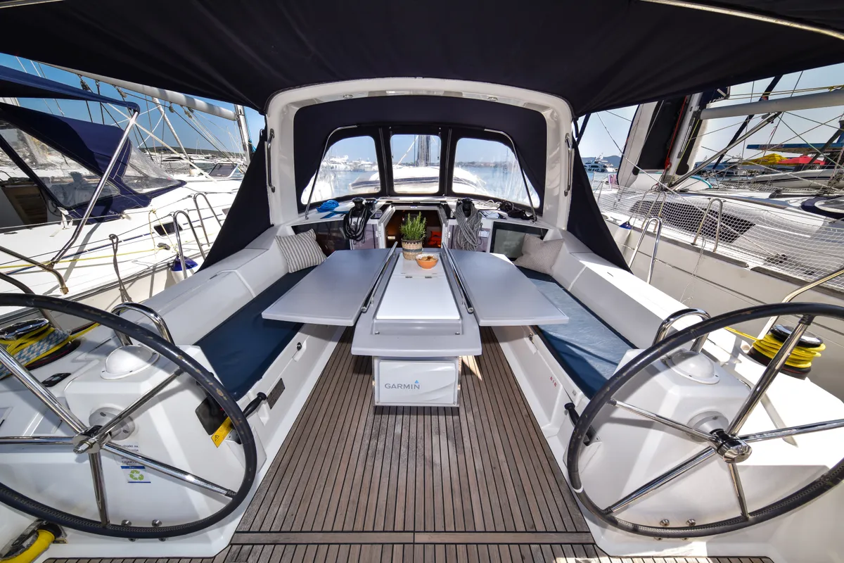 4Play, a Beneteau Oceanis 41.1 sailboat at Općina Sukošan, Croatia