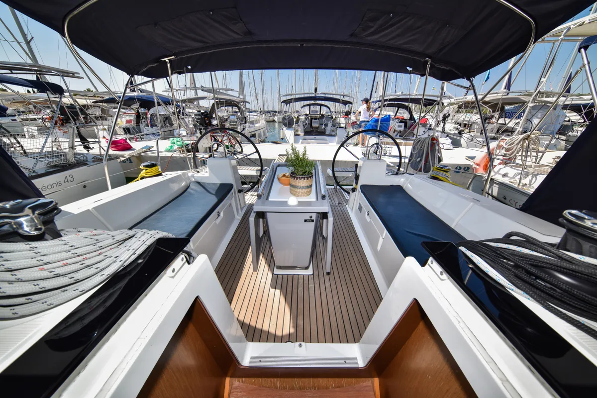 4Play, a Beneteau Oceanis 41.1 sailboat at Općina Sukošan, Croatia