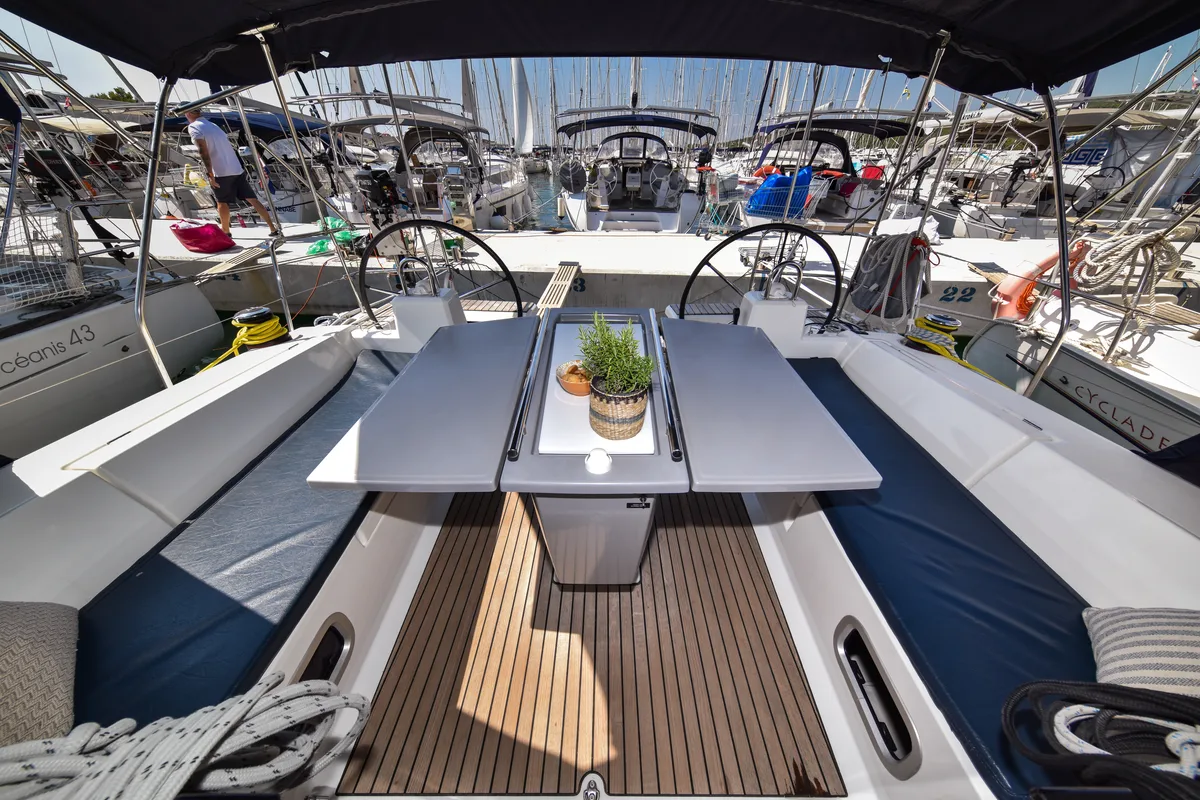 4Play, a Beneteau Oceanis 41.1 sailboat at Općina Sukošan, Croatia