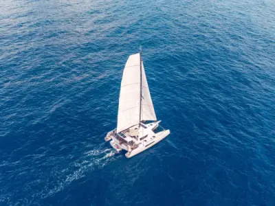 Yanel, a Neel 47 sailboat at Propriano, France