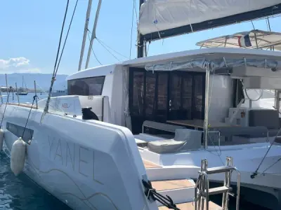 Yanel, a Neel 47 sailboat at Propriano, France