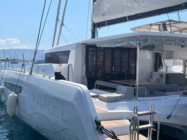Yanel, a Neel 47 sailboat at Propriano, France