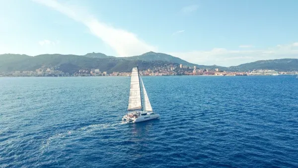 Yanel, a Neel 47 sailboat at Propriano, France