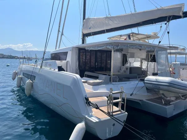 Yanel, a Neel 47 sailboat at Propriano, France