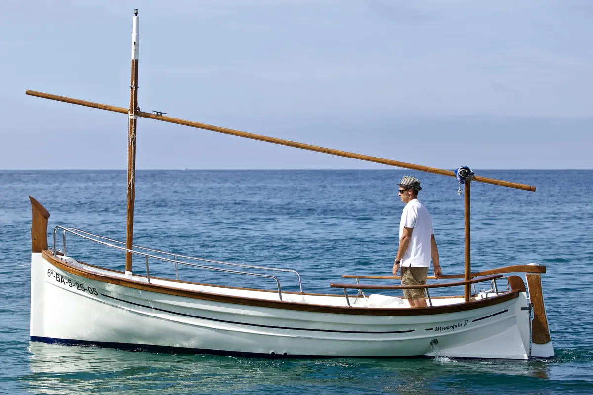 Exterior view of S'arenassa, a Gulet Motorboat motorboat at Palamós, Spain