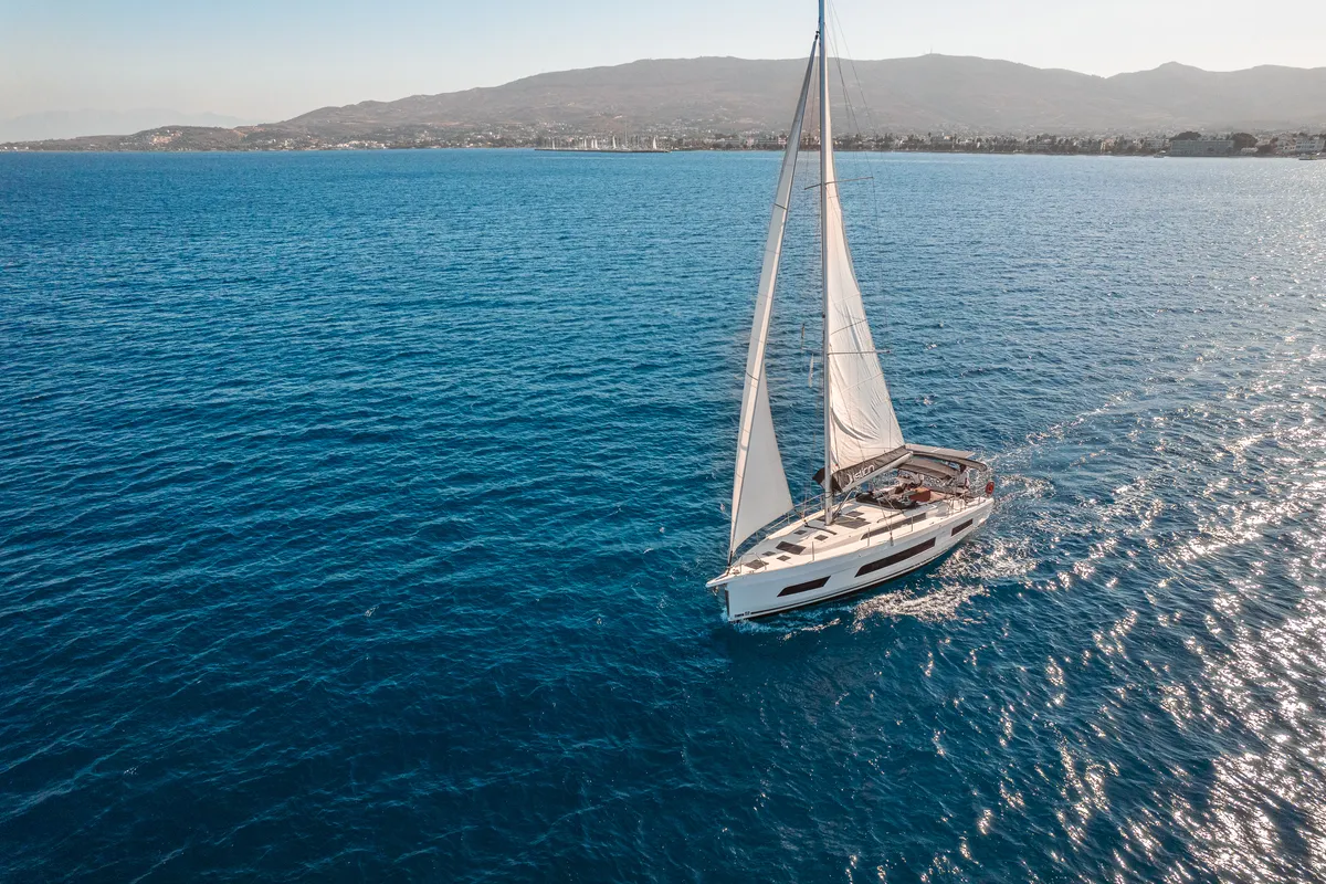 Salon of Memories, a Dufour 41 sailboat at Kos, Greece