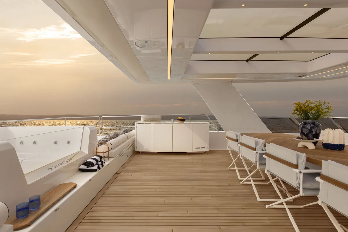 GIGI, a Sunreef 70 Power catamaran at Olbia, Italy