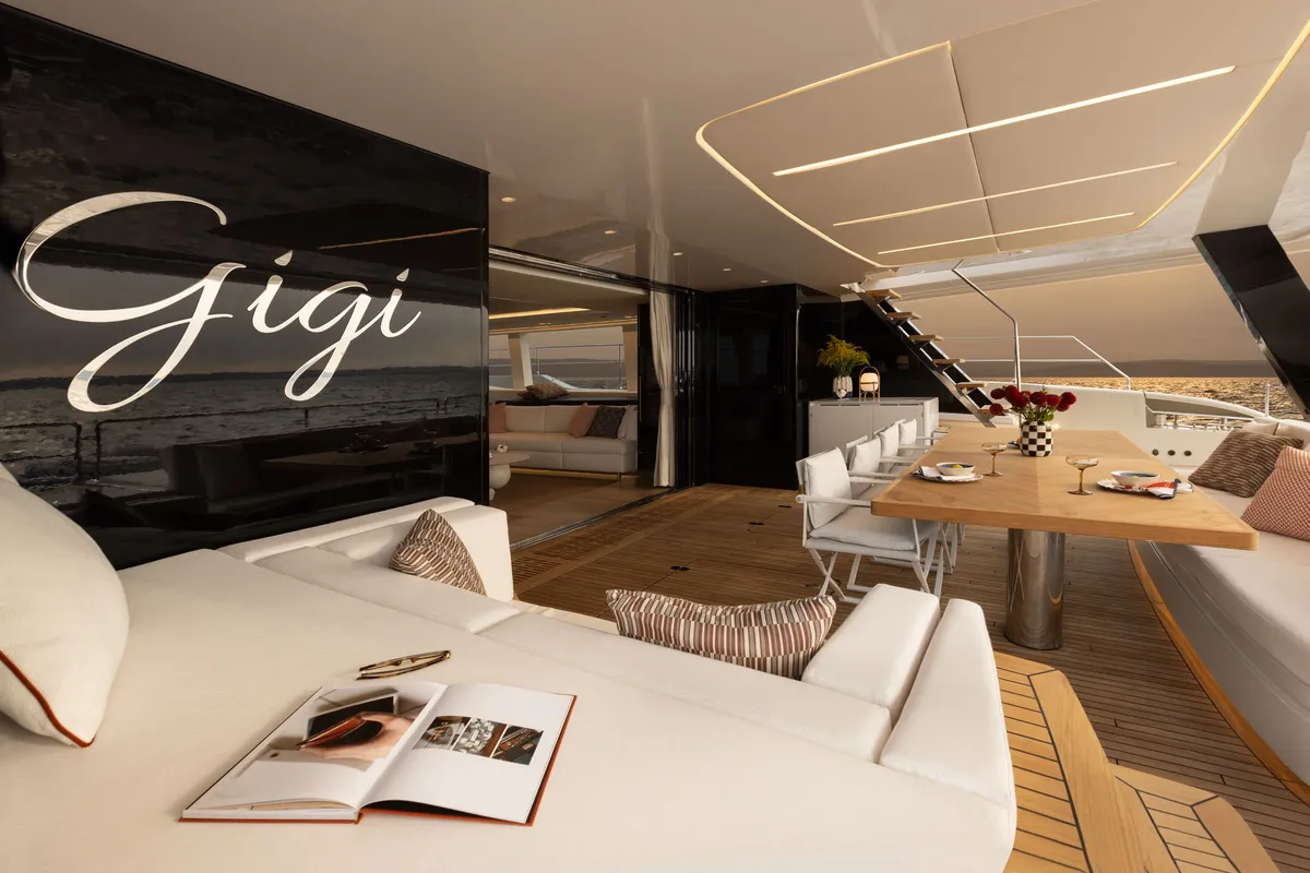 GIGI, a Sunreef 70 Power catamaran at Olbia, Italy