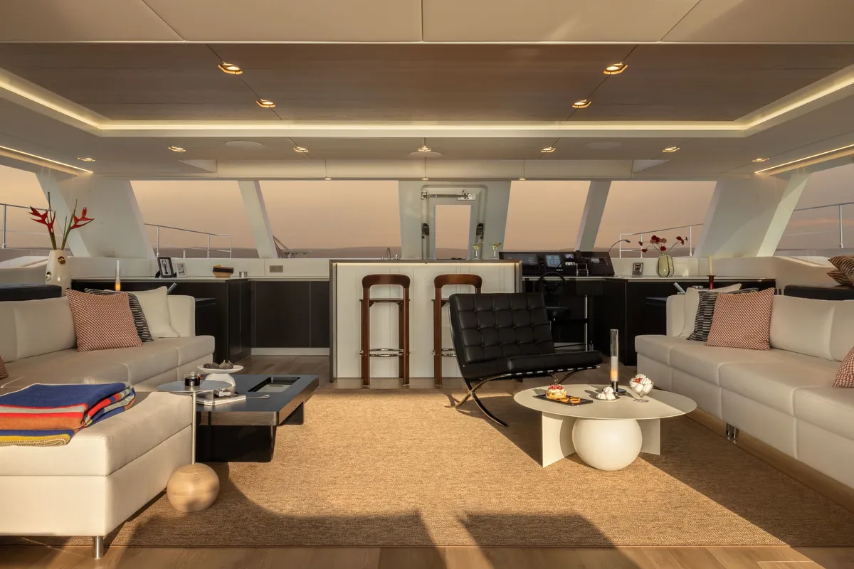 GIGI, a Sunreef 70 Power catamaran at Olbia, Italy