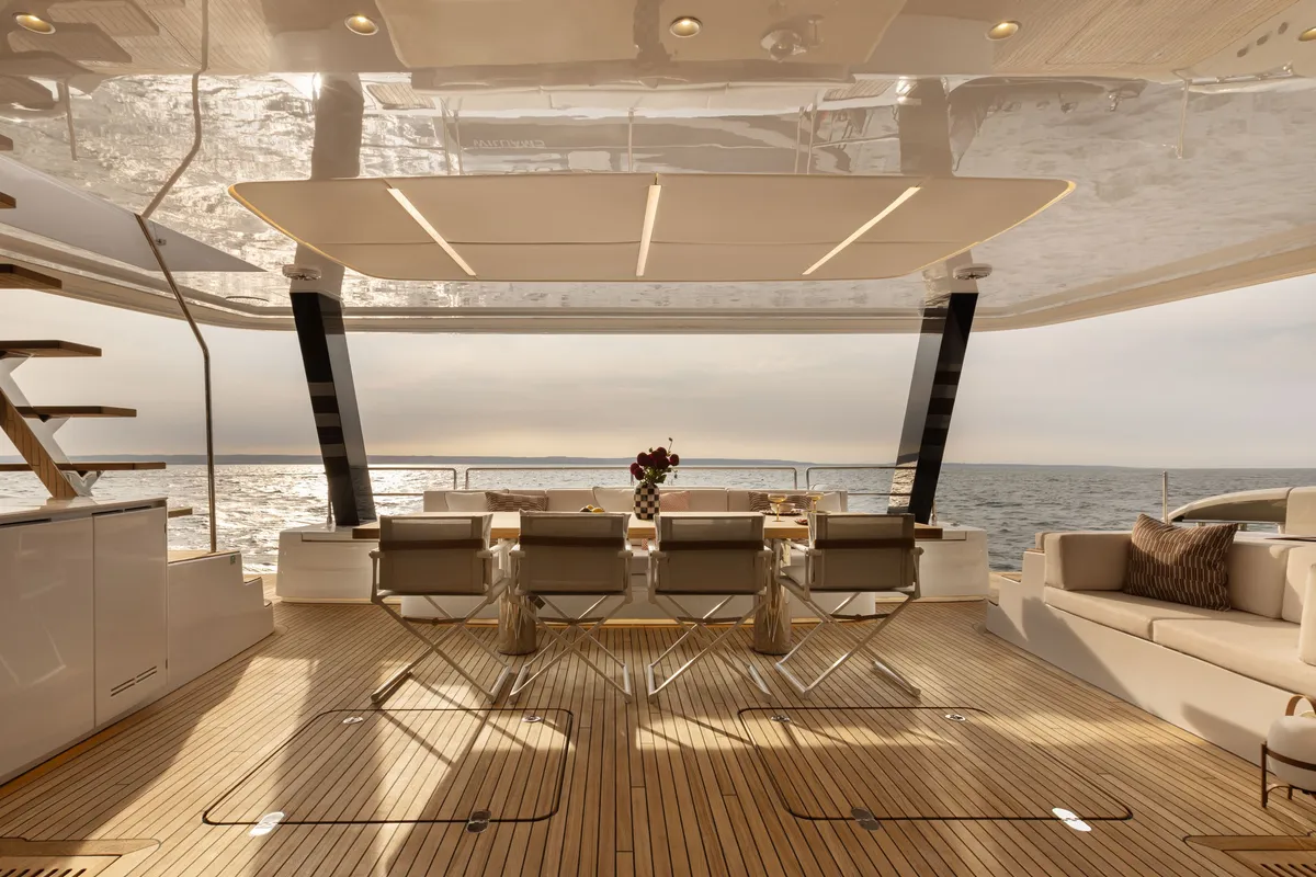 GIGI, a Sunreef 70 Power catamaran at Olbia, Italy