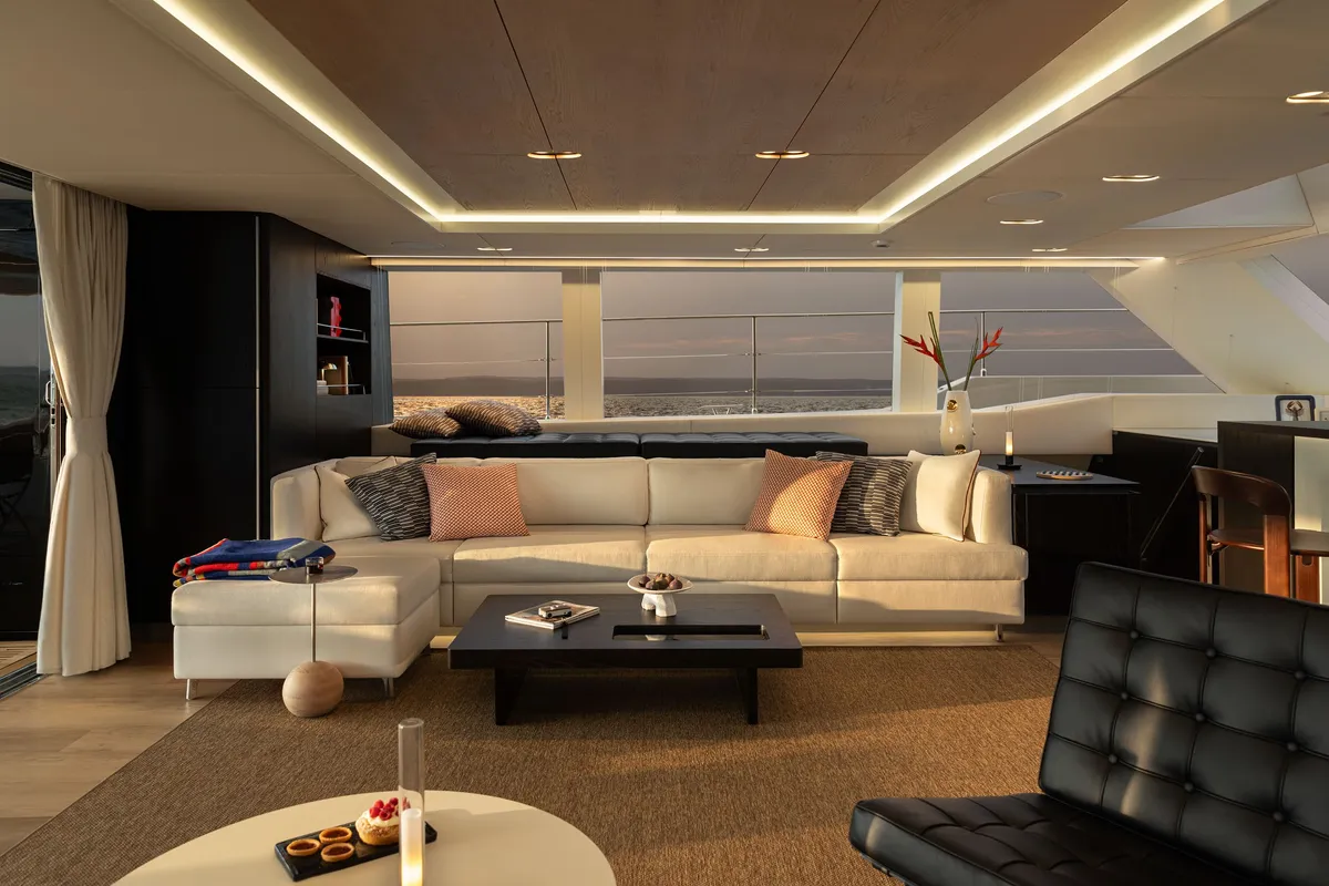 GIGI, a Sunreef 70 Power catamaran at Olbia, Italy