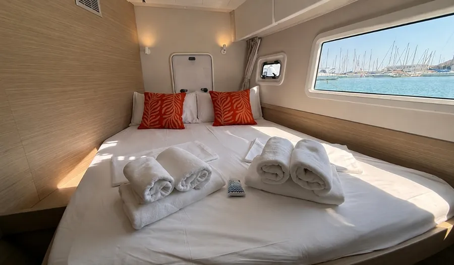 Aventus, a Lagoon 42 catamaran at Split, Croatia