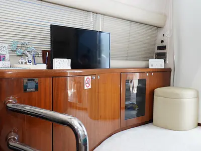 Salon of ADELYA, a Gulet Leomar 59 motor yacht at Konyaaltı, Turkey