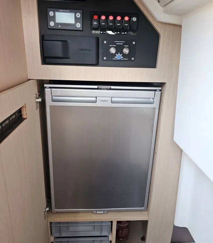 Galley of Sierra, a Jeanneau NC 37 motor yacht at Grad Biograd na Moru, Croatia
