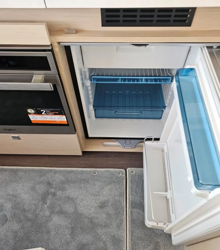 Galley of Sierra, a Jeanneau NC 37 motor yacht at Grad Biograd na Moru, Croatia