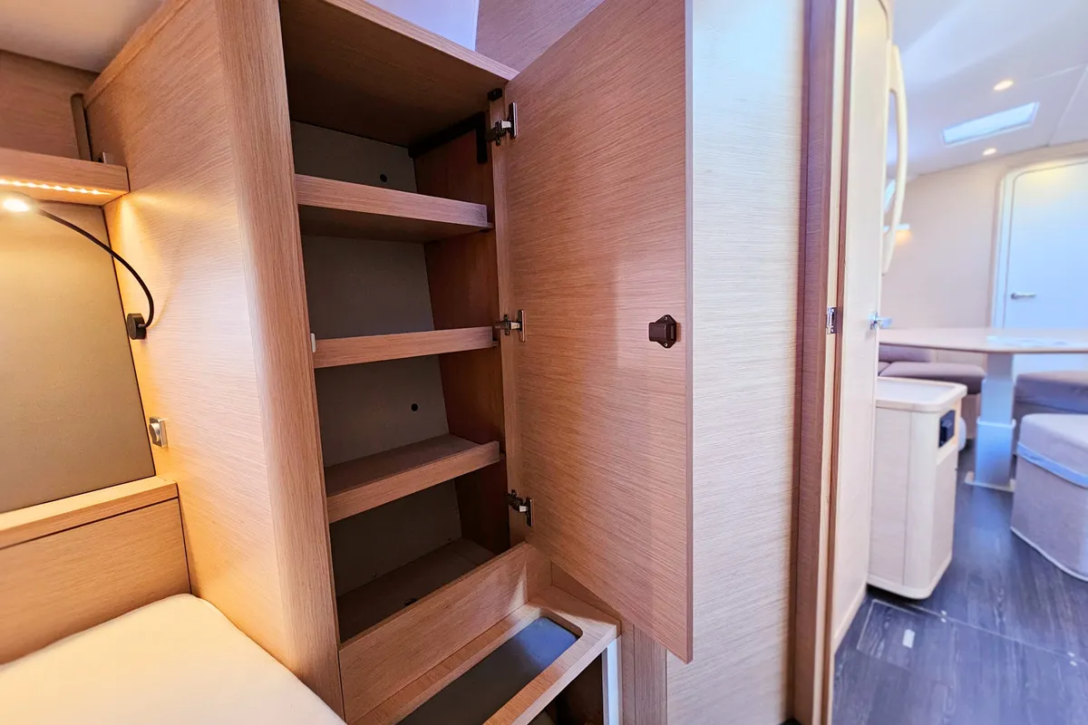 Cabin on Virtuoso, a Dufour 44 sailboat at Grad Kaštela, Croatia