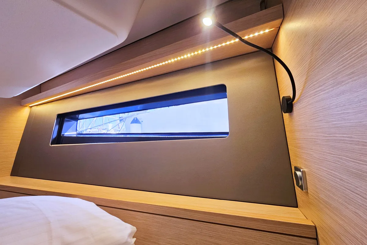 Cabin on Virtuoso, a Dufour 44 sailboat at Grad Kaštela, Croatia