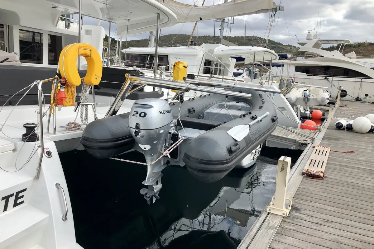 Zen, a Lagoon 450 F catamaran at Split, Croatia