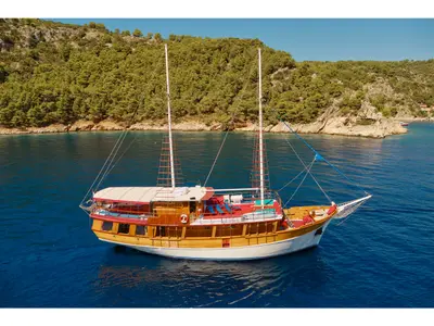 Moja Maja, a Motor sailer sailboat at Grad Kaštela, Croatia