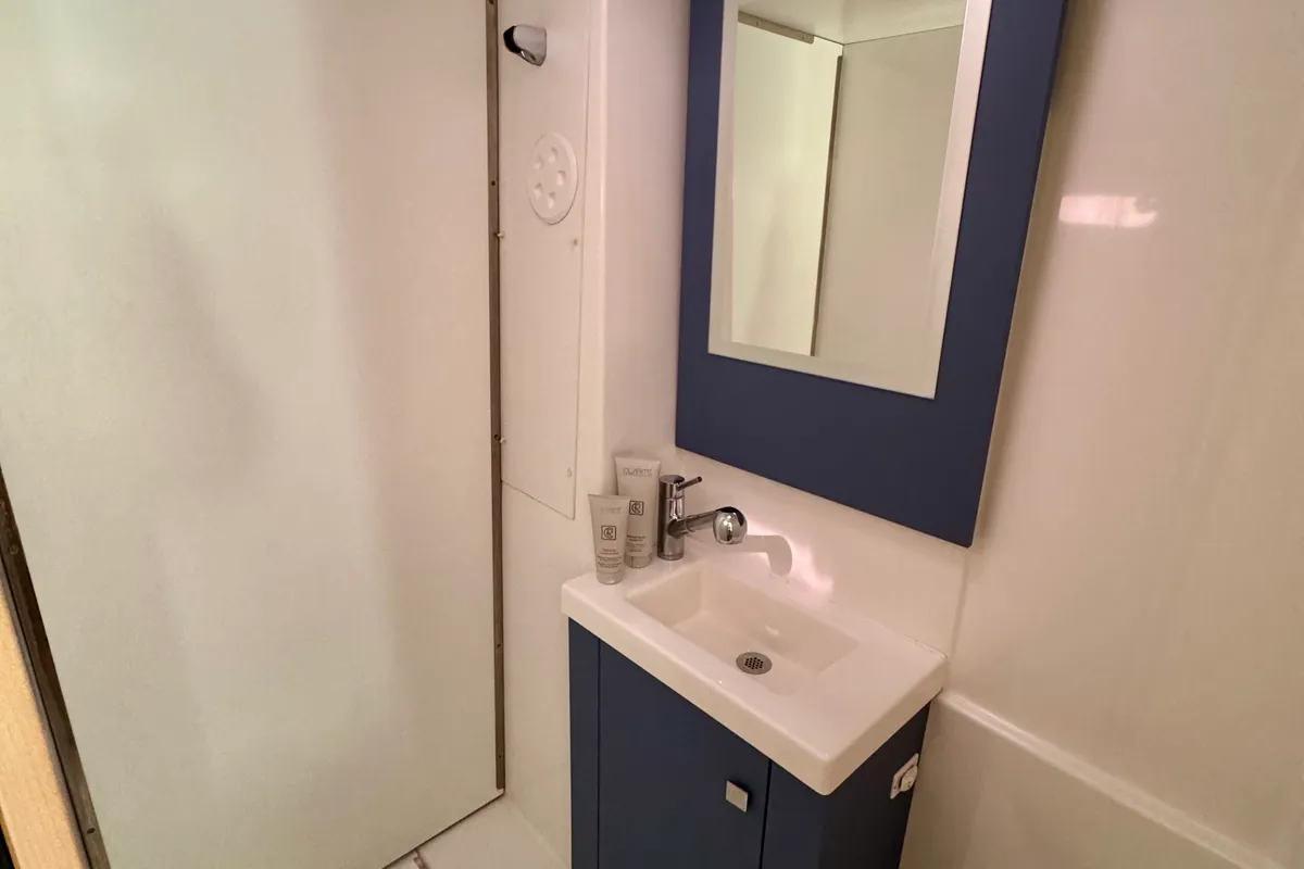 Head on Bellmar, a Fountaine Pajot Astréa 42 catamaran at Preveza, Greece