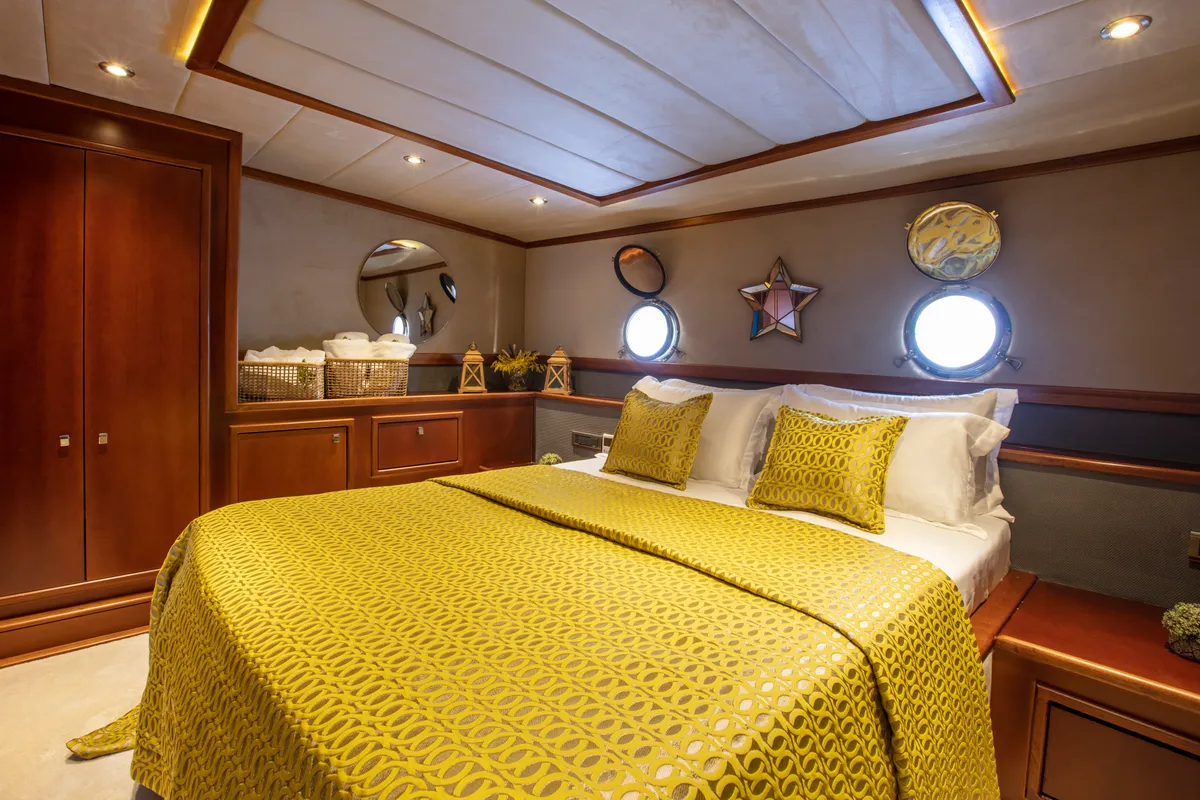 Cabin on Premium, a Gulet Motor sailer motor yacht at Fethiye, Turkey