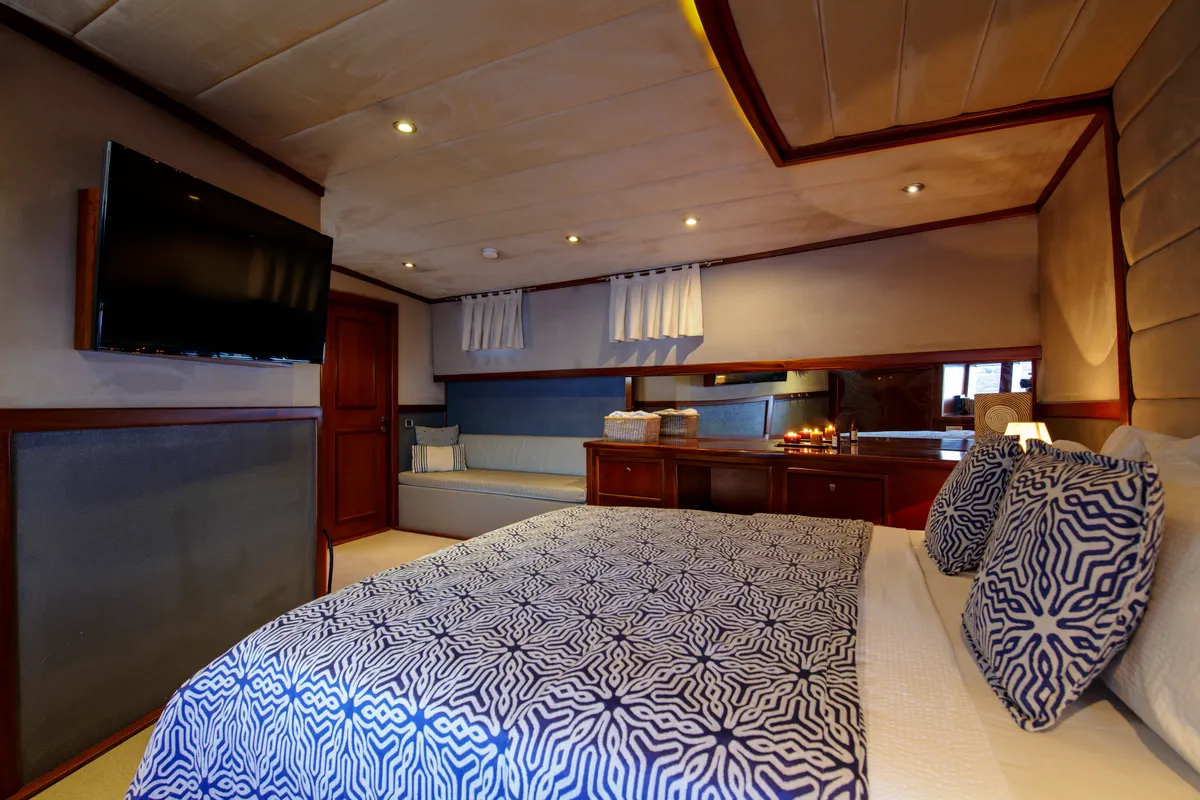 Cabin on Premium, a Gulet Motor sailer motor yacht at Fethiye, Turkey