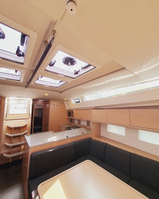 Salon of Novara, a Bavaria C50 Style sailboat at Grad Pula, Croatia
