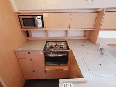 Galley of Novara, a Bavaria C50 Style sailboat at Grad Pula, Croatia