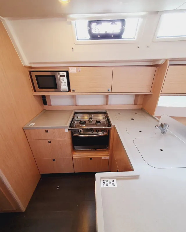 Galley of Novara, a Bavaria C50 Style sailboat at Grad Pula, Croatia